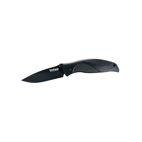 Kershaw 1550 Blackout Folding Knife Assisted Shoot Straight