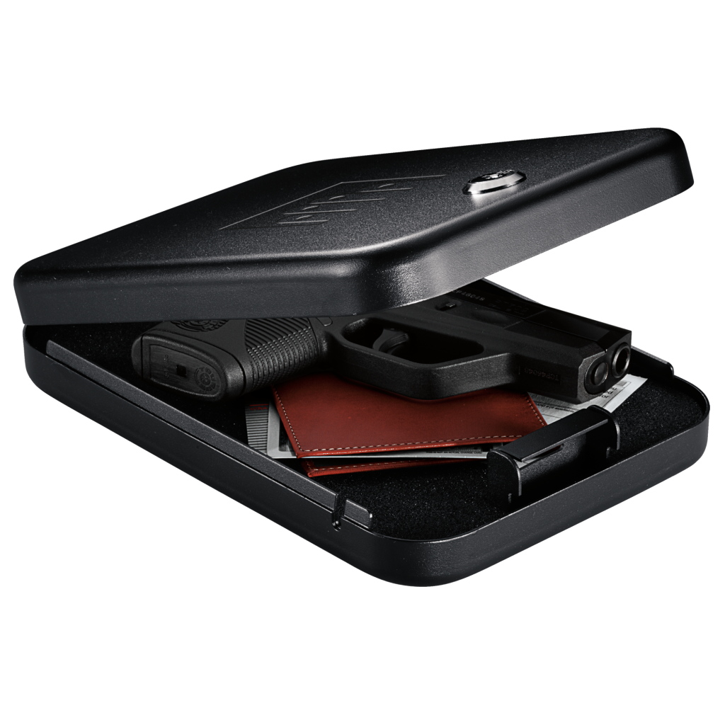 Gunvault Nanovault Portable Handgun Safe W/ Key Lo... Shoot Straight