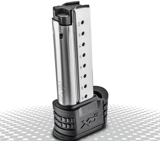 Springfield XDS, 9 Round Magazine, 9mm, With X-Tensions Sizes 1 and 2