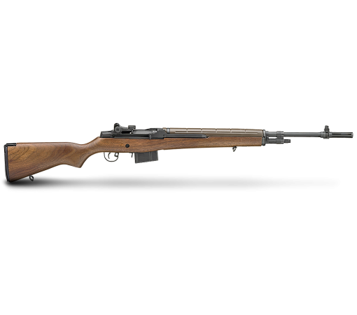 Springfield Loaded M1A Walnut, Carbon Steel Barrel, 10 Round Semi Auto Rifle, 7.62X51mm NATO/.308 Win Springfield Loaded M1A Walnut, Carbon Steel Barrel, 10 Round Semi Auto Rifle, 7.62X51mm NATO/.308 Win