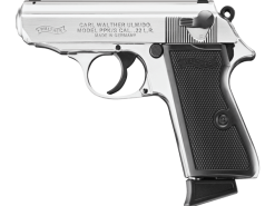 Walther PPK/S Nickel, 10 Round Semi Auto Handgun, .22 LR