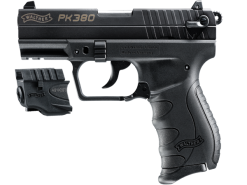 Walther PK380 Black With Laser, 8 Round Semi Auto Handgun, .380 ACP