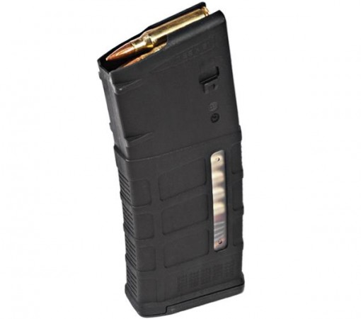 The 7.62x51 (.308 Winchester) PMAG 25 M118 LR/SR GEN M3 Window is a lightweight, cost effective, high reliability magazine for SR25/M110 pattern rifles using longer th