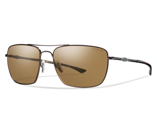 Smith Nomad Matte Brown ChromaPop Polarized Brown