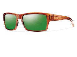 Smith Outlier Honey Tortoise Polarized Green Sol-X Mirror