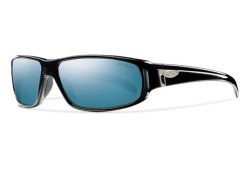 Smith Precept Black Techlite Polarized Blue Mirror