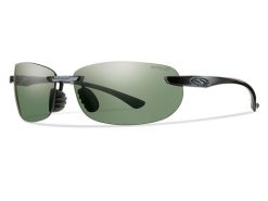 Smith Turnkey Black ChromaPop Polarized Grey Green