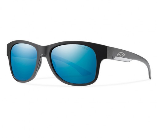 WARPUGMMB Smith Wayward Matte Black ChromaPop Polarized Blue Mirror