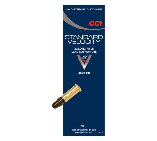 CCI 0032 22LR Standard Velocity 40Gr LRN