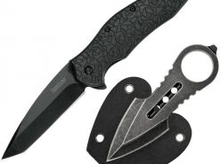 Kershaw Kuro Pack Assisted Flipper and Neck Knife Kit