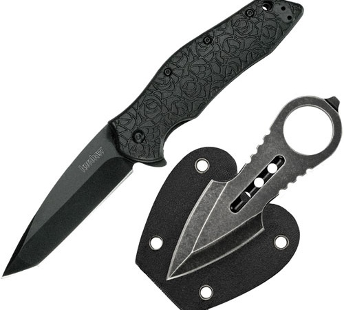 Kershaw Kuro Pack Assisted Flipper and Neck Knife Kit