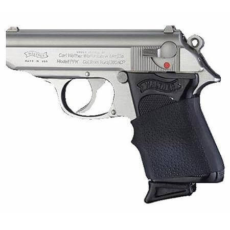 Hogue Handall Jr. Gun Grip Sleeve  Black Rubber