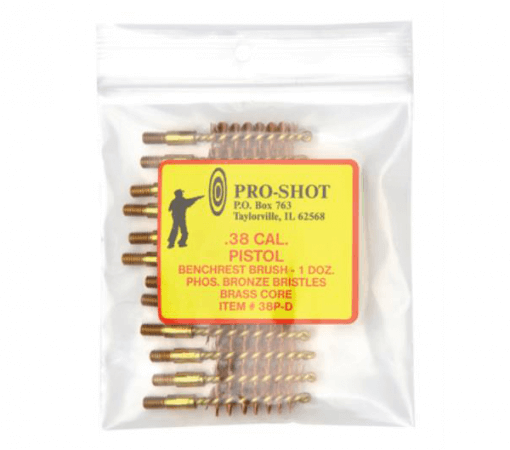 Pro-Shot Bronze Bristle Pistol Bore Brush