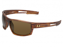 Under Armour Captain Satin Wood Grain Sunglasses