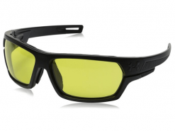Under Armour Battlewrap Satin Black Yellow Lens