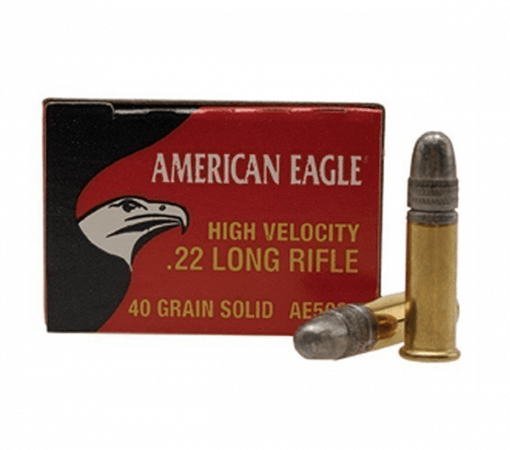 Federal American Eagle 22LR High Velocity 40Gr LRN Ammunition