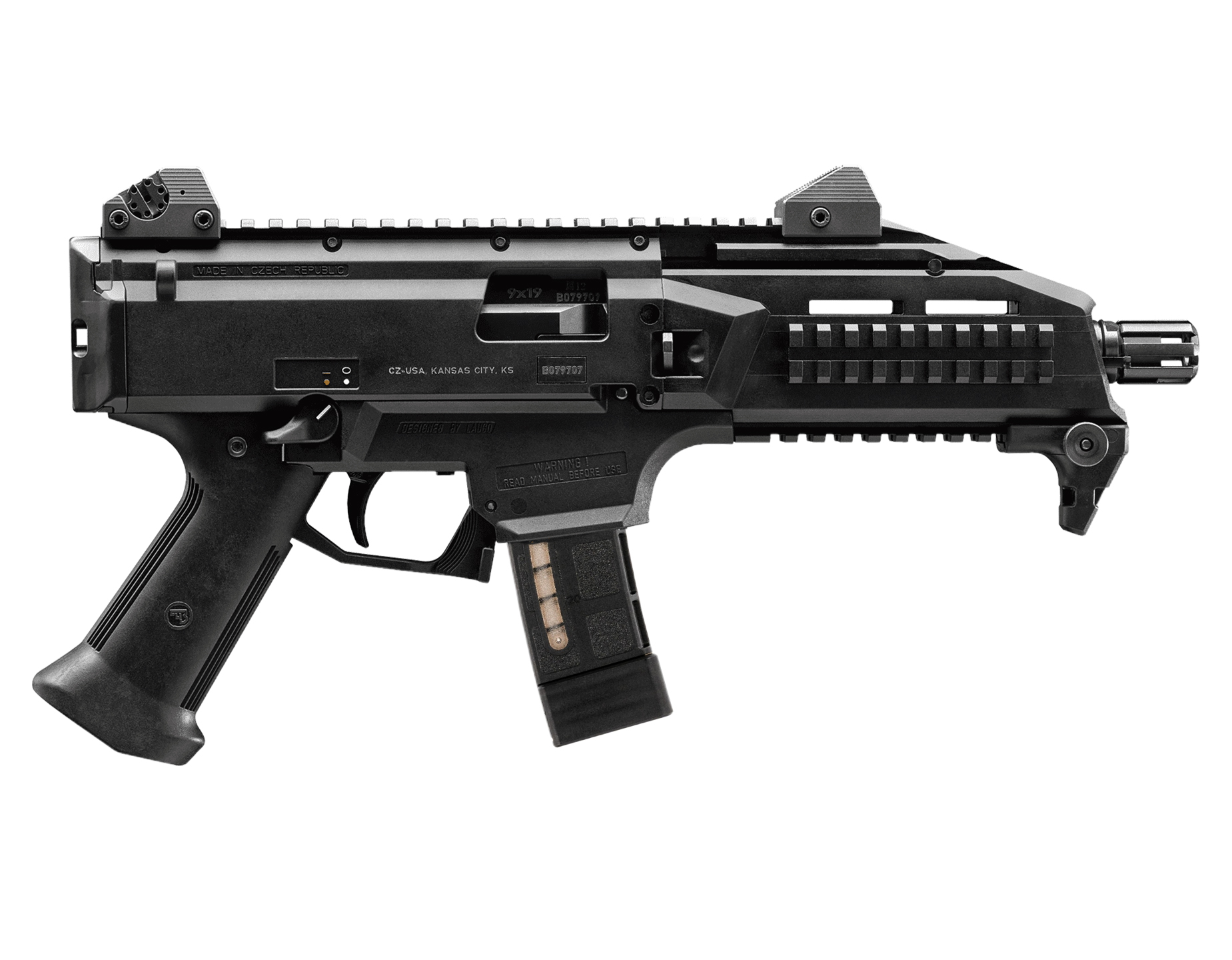 CZ Scorpion EVO 3 S1 9MM Pistol Black - 91351