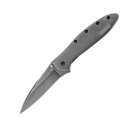 Kershaw 1660BLKW Leek Assist Open Folding Knife