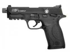 Smith & Wesson M&P22 Compact Threaded Barrel Thumb Safety, 10 Round Semi Auto Rimfire Handgun, .22 LR