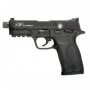 Smith & Wesson M&P22 Compact Threaded Barrel Thumb Safety, 10 Round Semi Auto Rimfire Handgun, .22 LR