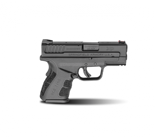 Springfield XD Mod.2 Sub-Compact Model Black 3.3", 9 Round Semi Auto Handgun, .45 ACP (With Gear)