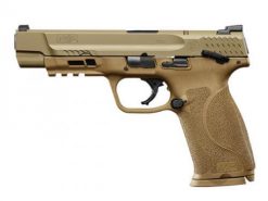 Smith & Wesson M&P 9 M2.0 FDE Thumb Safety, 17 Round Semi Auto Handgun, 9mm