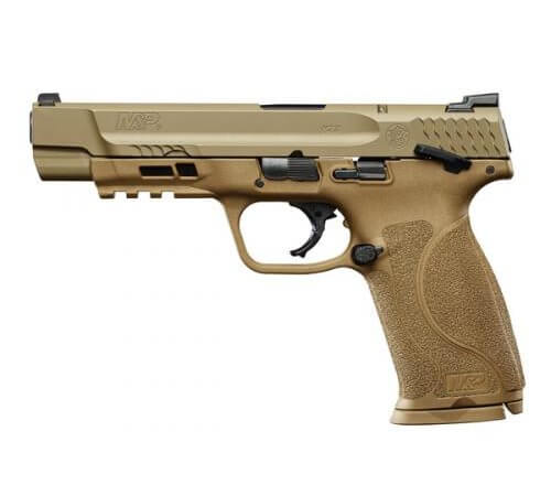 Smith & Wesson M&P 9 M2.0 FDE Thumb Safety, 17 Round Semi Auto Handgun, 9mm