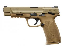 Smith & Wesson M&P 40 M2.0 FDE Thumb Safety, 15 Round Semi Auto Handgun, .40 S&W