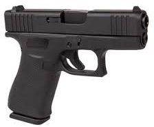 Glock G43X Sub-Compact Black 9mm 10Rd