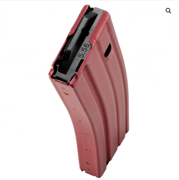 DURAMAG Speed AR 5.56/.223 Aluminum 30 Round Magazine Red