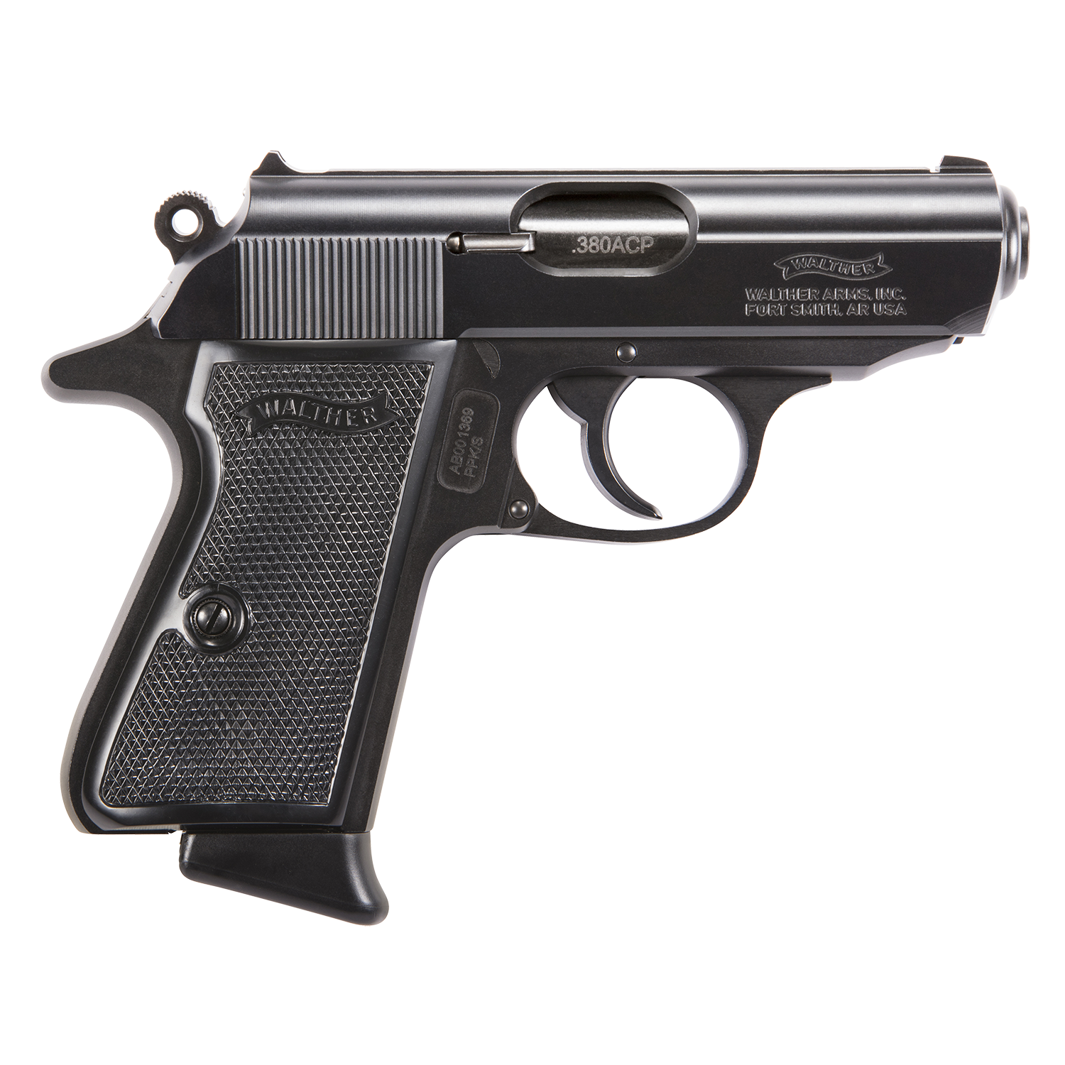 Walther PPK/S .380 ACP 7 Round Black Semi Auto Handgun