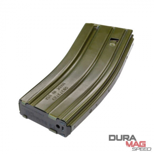 DURAMAG Speed AR 5.56/.223 Aluminum 30 Round Magazine OD Green