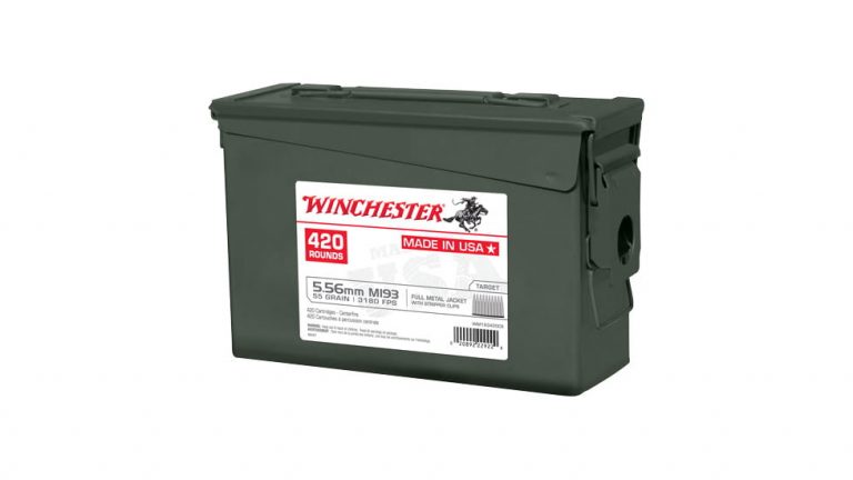 Winchester USA RIFLE, 5.56x45mm NATO, 55 grain, Full Metal Jacket ...